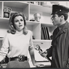 Lee Remick and William Jordan in the stage production Wait Until Dark