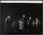 Muni Seroff [left] and unidentified others in the stage production The Wall