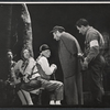 Joseph Buloff [center] and unidentified others in the stage production The Wall