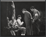 Joseph Buloff [center] and unidentified others in the stage production The Wall