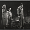 George C. Scott [center] and unidentified others in the stage production The Wall
