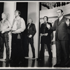 Reathel Bean, Peter Lombard and Merwin Goldsmith in the stage production Wanted