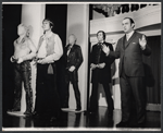 Reathel Bean, Peter Lombard and Merwin Goldsmith in the stage production Wanted