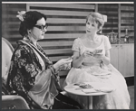 Ruth White and Julie Harris in the stage production The Warm Peninsula