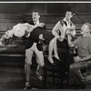 Arlene Golonka, Gary Pillar, Bob Cummings and Art Lund in rehearsal for the stage production The Wayward Stork