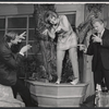 Bob Cummings, Arlene Golonka and Art Lund in the stage production The Wayward Stork