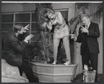 Bob Cummings, Arlene Golonka and Art Lund in the stage production The Wayward Stork