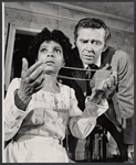 Ruby Dee and James Broderick in the stage production Wedding Band