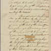 Letter to Thomas Han cock [Boston]