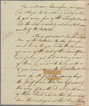 Letter to Thomas Han cock [Boston]