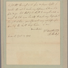 Letter to [Robert Hunter Morris, Governor of Pennsylvania, at Philadelphia.]