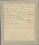 Letter to [Robert Hunter Morris, Governor of Pennsylvania, at Philadelphia.]