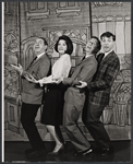 Linda Lavin, Bill McCutcheon, Barry Primus and unidentified in the stage production Wet Paint