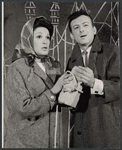 Linda Lavin and Gene Allen in the stage production Wet Paint