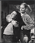 Danny De Vito and Jane Sanford in the stage production Where Do We Go From Here?