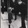 Eric Berry [center middle ground], Robert Burr [right foreground] and unidentified others in the stage production The White Devil