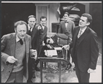 Anthony Holland, Andrew Duncan, Paul Dooley, Paul Benedict, J.J. Barry and Peter Bonerz in the stage production The White House Murder Case,