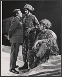 J.J. Barry, Ed Moore and unidentified in the stage production The White House Murder Case