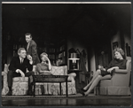 George Grizzard, Arthur Hill, Melinda Dillon and Uta Hagen in the stage production Who's Afraid of Virginia Woolf?