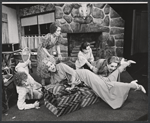 Jan Miner, Marian Hailey, Rhonda Fleming, Kim Hunter and Alexis Smith in the 1973 stage production The Women
