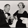 Leif Erickson and Bette Davis in the stage production The World of Carl Sandburg 