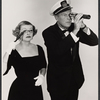 Bette Davis and Leif Erickson in the stage production The World of Carl Sandburg 