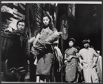 France Nuyen and cast members in the stage production The World of Suzie Wong