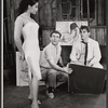 France Nuyen, William Shatner, and Ron Randell in the stage production The World of Suzie Wong