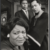 Claudia McNeil, John McCurry and Lawrence Cook in the stage production The Wrong Way Light Bulb