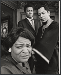Claudia McNeil, John McCurry and Lawrence Cook in the stage production The Wrong Way Light Bulb