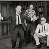 Sammy Smith, Barnard Hughes and unidentified in the stage production The Wrong Way Light Bulb