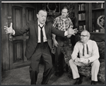 Sammy Smith, Barnard Hughes and unidentified in the stage production The Wrong Way Light Bulb