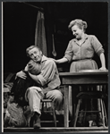 Steve Sanders, David Wayne and Dolores Wilson in the stage production The Yearling