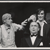 Donald Moffat, Richard Woods and Keene Curtis in the stage production of You Can't Take It With You