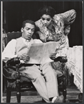 Chuck Daniel and Mira Waters in the stage production of You Can't Take It With You