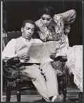 Chuck Daniel and Mira Waters in the stage production You Can't Take It With You