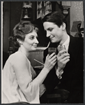 Patricia Conolly and unidentified in the stage production You Can't Take It With You