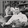 Irene Dailey and Larry Blyden in the stage production You Know I Can't Hear You When the Water's Running