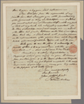 Letter to Horatio Gates [Traveller's Rest, Berkeley Co., Va.]