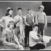 Karen Johnson, Reva Rose, Bob Balaban, Skip Hinnant, Gary Burghoff and unidentified in the stage production You're a Good Man Charlie Brown