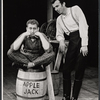 Tom Noel and Ralston Hill in the stage production The Young Abe Lincoln