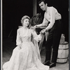 Barbara Woodell and Ralston Hill in the stage production The Young Abe Lincoln