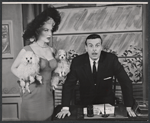 Billy De Wolfe and unidentified in the stage production Ziegfeld Follies of 1957