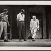 Ed Hall, Louis Gossett and Menasha Skulnik in the stage production The Zulu and the Zayda