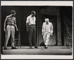 Ed Hall, Louis Gossett and Menasha Skulnik in the stage production The Zulu and the Zayda