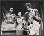 The Ed Hall, Christine Johnson, Peter DeAnda and Menasha Skulnik in the stage production Zulu and the Zayda
