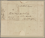 Letter to Gen. [Benjamin] Lincoln, Purisburgh [S. C.]