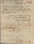 Letter to the Rev. Stephen Williams, Springfield