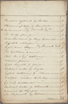 Holograph notebook, 1 January 1820 - ? January 1823