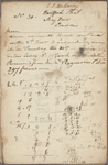 Holograph notebook, 1 January 1820 - ? January 1823